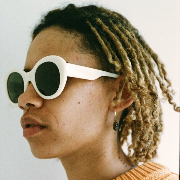 OOKIOH Marseille Sunglasses - Marble (White) NWT main image 4
